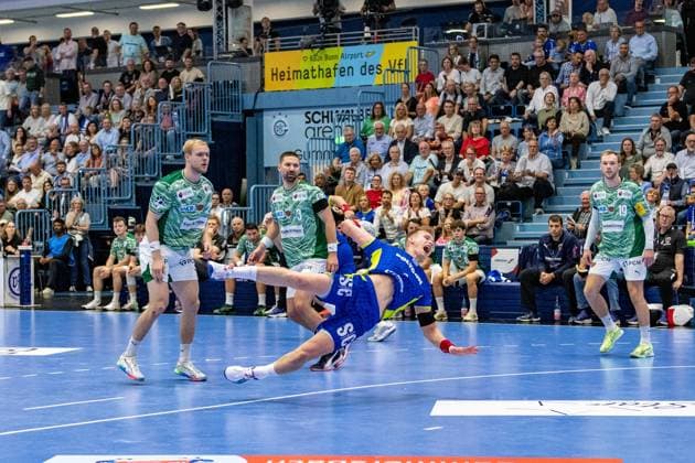 Daikin Handball Bundesliga, VfL Gummersbach Füchse Berlin 14 09 2025 Ellidi Vidarsson VfL Gummersbach, 4 , Daikin Handball Bundesliga, VfL Gummersbach Füchse Berlin 14 09 2025 Copyright: xBEAUTIFULxSPORTS Erlhofx