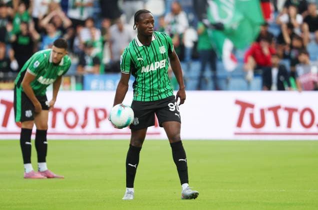 Sassuolo s Ismael Kone during the Serie A Unilive soccer match between U.S Sassuolo and S.S. Lazio at Mapei stadium, Reggio Emilia, northern Italy, Monday, September 14, 2025. - Soccer - (Photo Michele Nucci - LaPresse)  Copyright: xMichelexNucci LaPressex
