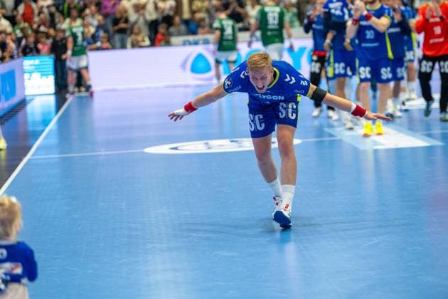 Ellidi Snaer Vidarsson, Kreislaufer, VfL Gummersbach 4 VfL Gummersbach vs Fuechse Berlin, Daikin Handball Bundesliga, Herren ,4 Spieltag, 14 09 2025 Gummersbach NRW Germany Copyright: xkolbert-press MartinxWdziecznyx