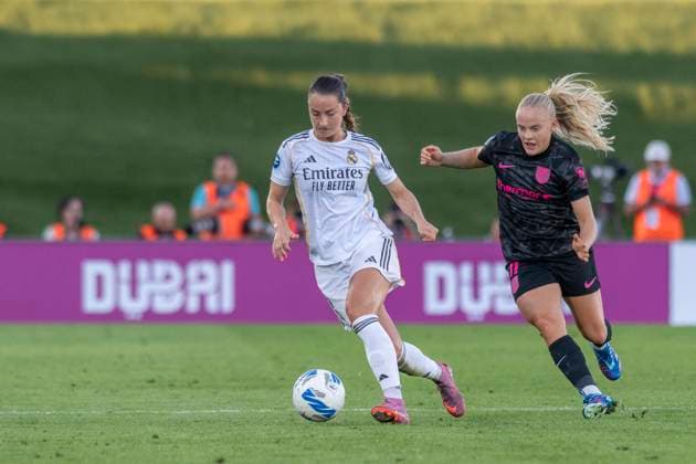 September 14, 2025, Alcala De Henares, Madrid, Spain: SARA ILONKA DABRITZ of Real Madrid Femenino CF during the match belonging to La LigaF season 25 26 soccer Ã¢â‚¬oe REAL MADRID FEM - MADRID CFF Ã¢â‚¬Â held on September 14, 2025, at the Ciudad Deportiva Real Madrid Valdebebas, Madrid, Spain. Alcala De Henares Spain - ZUMAc312 20250914_zsp_c312_305 Copyright: xOscarxManuelxSanchezx