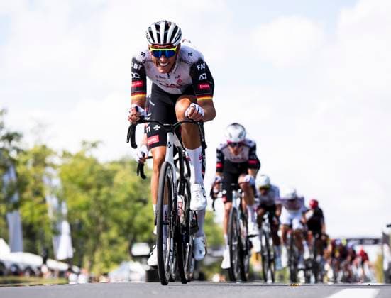 September 14, 2025, Montreal, Qc, Canada: Nils Politt, of Germany, riding for the UAE Emirates, competes in the UCI Montreal Grand Prix Cycling race in Montreal on Sunday, Sept. 14, 2025. Canada News - September 14, 2025 - ZUMAc35_ 20250914_zaf_c35_106 Copyright: xChristopherxKatsarovx