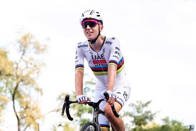 September 14, 2025, Montreal, Qc, Canada: Tadej Pogacar, of Slovenia, reacts after finishing second in the UCI Montreal Grand Prix Cycling race action in Montreal on Sunday, Sept. 14, 2025. Canada News - September 14, 2025  - ZUMAc35_ 20250914_zaf_c35_107 Copyright: xChristopherxKatsarovx