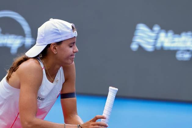 WTA GUADALAJARA OPEN WTA GUADALAJARA OPEN ARANGO VS JOVIC 14092025 GUADALAJARA, JALISCO Action photo of Emiliana Arango of Colombia, during day 7 the WTA Guadalajara Open, held at the Centro Panamericano de Tenis of Guadalajara, Jalisco, Mexico Action photo of Emiliana Arango of Colombia, during day 6 of the WTA Guadalajara Open, held at the Centro Panamericano de Tenis of Guadalajara, Jalisco, Mexico PHOTO BY IMAGENSHOP AGENCIA FOTOGRAFICA GUADALAJARA JALISCO MEXICO Copyright: xIMAGENSHOPxAGENCIAxFOTOGRAFICAx