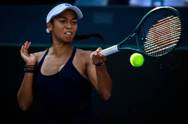 WTA, Tennis Damen 250 SP OPEN SaO PAULO, SP - 14.09.2025: WTA 250 SP OPEN - The first edition of the SP Open, a WTA 250 series tournament played on hard courts, will take place at Villa-Lobos Park, in the west zone of Sao Paulo. The event marks Sao Paulo& 39;s return to the official WTA calendar after 25 years and is the largest women& 39;s tournament in Brazil since 2016. In addition to the sporting competitions with 32 players in the singles and 16 doubles. In the photo, tennis player Rakotomanga Rajaonah (FRA) during a SP Open match against tennis player Janice Tjen (INA) this Sunday (14). (Photo: Aloisio Mauricio Fotoarena) x2807496x  AloisioxMauricio
