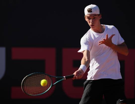 TENNIS - ATP, Tennis Herren Layjet Open BAD WALTERSDORF,AUSTRIA,15.SEP.25 - TENNIS - ATP Challenger Tour, Layjet Open. Image shows Alex Huszar (AUT).  GEPAxpictures xMichaelxRiedler