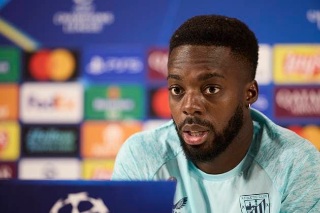 Athletic Club v Arsenal FC - UEFA Champions League 2025 26 League Phase MD1 Inaki Williams of Athletic Club speaks during a press conference, PK, Pressekonferenz during the UEFA Champions League 2025 26 League Phase MD1 match between Athletic Club and Arsenal FC at San Mames on September 15, 2025, in Bilbao, Spain. Bilbao San Mames Basque Country Spain RL_ATHvARSFC_CL_000005 Copyright: xRicardoxLarreinax