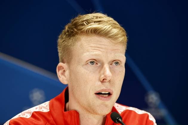 Eindhoven - PSV Eindhoven player Jerdy Schouten during the MD-1 press conference, PK, Pressekonferenz prior to the UEFA Champions League match against Union Sint-Gillis at the Philips Stadium on September 15, 2025, in Eindhoven, Netherlands. ANP MAURICE VAN STEEN xVIxANPxSportx xxANPxIVx 536320948 originalFilename: 536320948.jpg
