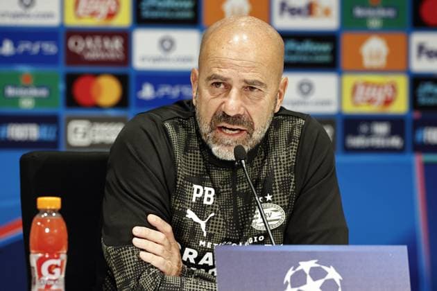 Football, CL, PSV Eindhoven, Press conference