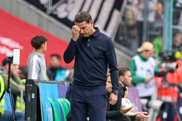 Mönchengladbach, Germany, 14 09 25 Gerardo Seoane Borussia Mönchengladbach gestures, gestures during the Bundesliga match between Borussia Mönchengladbach vs SV Werder Bremen at the stadium in Borussia Park Mönchengladbach Stadion im Borussia Park North Rhine Westphalia Germany Copyright: xBrauer-Fotoagenturx xAdrianxSchlx