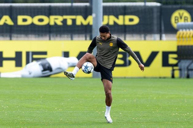 15 09 2025, Final training session for the UEFA Champions League match between Juventus Turin and Borussia Dortmund, Jobe Bellingham Borussia Dortmund , Dortmund Training ground Borussia Dortmund NRW Germany xRHR PHOTO DEx Copyright: DennisxEwert RHR-FOTOx RHR-FOTO DE