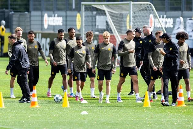 Football, CL, Borussia Dortmund, Training