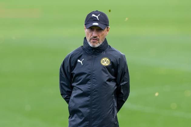 15 09 2025, Final training session for the UEFA Champions League match between Juventus Turin and Borussia Dortmund, Coach Niko Kovac Borussia Dortmund , Dortmund Training ground Borussia Dortmund NRW Germany xRHR PHOTO DEx Copyright: DennisxEwert RHR-FOTOx RHR-FOTO DE