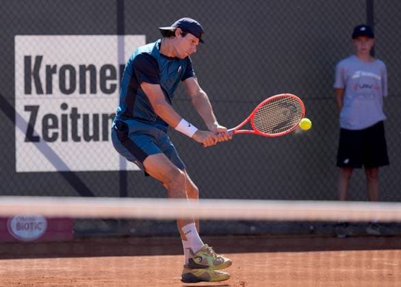 TENNIS - ATP, Tennis Herren Layjet Open BAD WALTERSDORF,AUSTRIA,15.SEP.25 - TENNIS - ATP Challenger Tour, Layjet Open. Image shows Sandro Kopp (AUT).  GEPAxpictures xMichaelxRiedler
