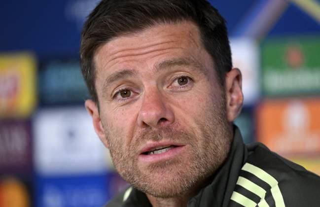 Ahead of Real Madrid v Olympique de Marseille - UEFA Champions League MADRID, SPAIN - SEPTEMBER 15: Head Coach of Real Madrid Xabi Alonso attends a press conference, PK, Pressekonferenz after training session at Valdebebas facilities ahead of UEFA Champions League football match against Olympique de Marseille in Madrid, Spain on September 15, 2025. Burak Akbulut Anadolu Madrid Spain. Editorial use only. Please get in touch for any other usage.  Copyright: x2025xAnadoluxBurakxAkbulutx