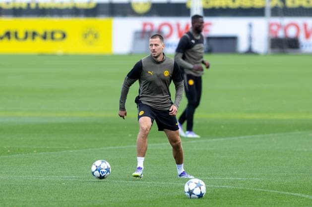 15 09 2025, Final training session for the UEFA Champions League match between Juventus Turin and Borussia Dortmund, Waldemar Anton Borussia Dortmund , Dortmund Training ground Borussia Dortmund NRW Germany xRHR PHOTO DEx Copyright: DennisxEwert RHR-FOTOx RHR-FOTO DE
