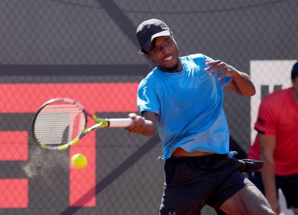 TENNIS - ATP, Tennis Herren Layjet Open BAD WALTERSDORF,AUSTRIA,15.SEP.25 - TENNIS - ATP Challenger Tour, Layjet Open. Image shows Elias Ymer (SWE).  GEPAxpictures xMichaelxRiedler