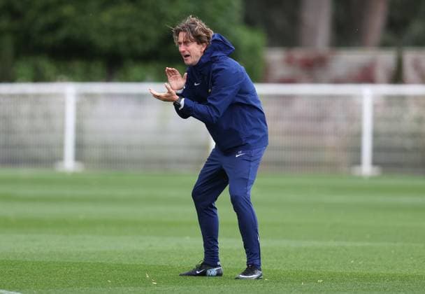 Tottenham Training 15. September 2025, Enfield Tottenham Hotspur Training Tottenham Hotspur Manager Thomas Frank Foto Charlotte Wilson Abseits Enfield UK  Copyright: xCharlottexWilsonx xOffsidexOffside