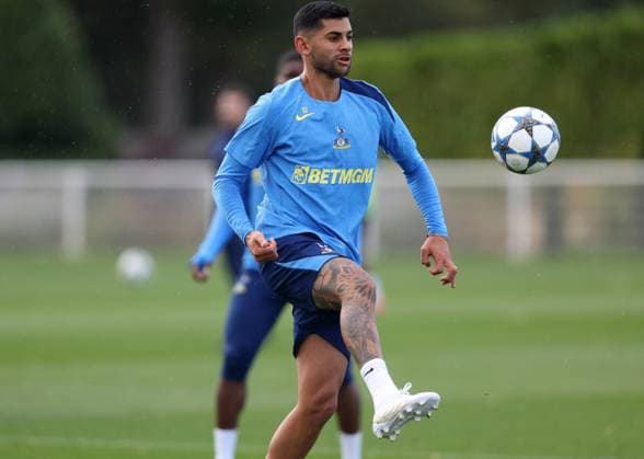 Tottenham Training 15 September 2025, Enfield Tottenham Hotspur Training Cristian Romero von Tottenham Hotspur Foto Charlotte Wilson Abseits Enfield UK  Copyright: xCharlottexWilsonx xOffsidexOffside