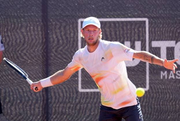 TENNIS - ATP, Tennis Herren Layjet Open BAD WALTERSDORF,AUSTRIA,15.SEP.25 - TENNIS - ATP Challenger Tour, Layjet Open. Image shows Neil Oberleitner (AUT).  GEPAxpictures xMichaelxRiedler