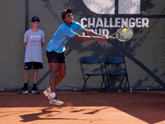 TENNIS - ATP, Tennis Herren Layjet Open BAD WALTERSDORF,AUSTRIA,15.SEP.25 - TENNIS - ATP Challenger Tour, Layjet Open. Image shows Elias Ymer (SWE).  GEPAxpictures xMichaelxRiedler