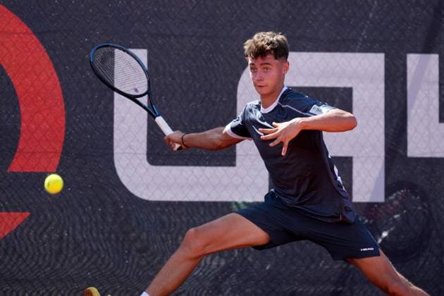 TENNIS - ATP, Tennis Herren Layjet Open BAD WALTERSDORF,AUSTRIA,15.SEP.25 - TENNIS - ATP Challenger Tour, Layjet Open. Image shows Nico Hipfl (AUT).  GEPAxpictures xMichaelxRiedler