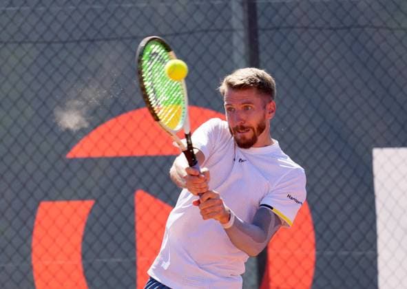 TENNIS - ATP, Tennis Herren Layjet Open BAD WALTERSDORF,AUSTRIA,15.SEP.25 - TENNIS - ATP Challenger Tour, Layjet Open. Image shows Cedrik Marcel Stebe (GER).  GEPAxpictures xMichaelxRiedler