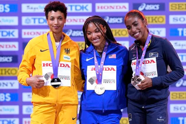 MIHAMBO Malaika Team GER 2 Place 2 DAY Award ceremony long jump of the Womens World Athletics Championships 2025 in Tokyo Tokyo on 15 09 2023 Copyright: xLacixPerenyix