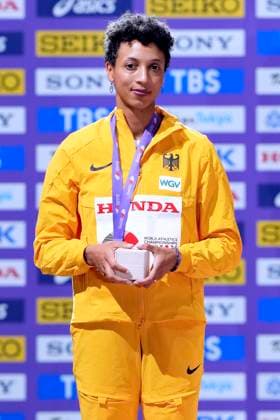 MIHAMBO Malaika Team GER 2 Place 2 DAY Award ceremony long jump of the Womens World Athletics Championships 2025 in Tokyo Tokyo on 15 09 2023 Copyright: xLacixPerenyix