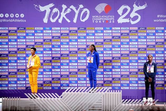 MIHAMBO Malaika Team GER 2 Place 2 DAY Award ceremony long jump of the Womens World Athletics Championships 2025 in Tokyo Tokyo on 15 09 2023 Copyright: xLacixPerenyix