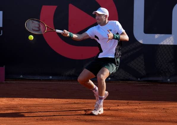 TENNIS - ATP, Tennis Herren Layjet Open BAD WALTERSDORF,AUSTRIA,15.SEP.25 - TENNIS - ATP Challenger Tour, Layjet Open. Image shows Dusan Lajovic (SRB).  GEPAxpictures xMichaelxRiedler