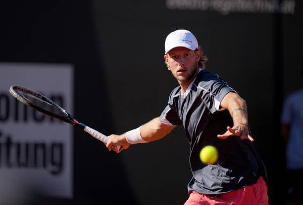 TENNIS - ATP, Tennis Herren Layjet Open BAD WALTERSDORF,AUSTRIA,15.SEP.25 - TENNIS - ATP Challenger Tour, Layjet Open. Image shows Neil Oberleitner (AUT).  GEPAxpictures xMichaelxRiedler