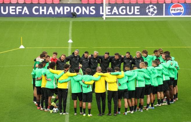 Football, CL, Union Saint-Gilloise, Training