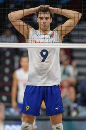 September 15, 2025, Quezon City, Manila, Philippines: USA vs Portugal in their Pool Phase match during the FIVB Mens Volleyball World Championship, WM, Weltmeisterschaft 2025 in Manila, Philippines. USA wins in 3 sets.Portugals Marques Nuno Quezon City Philippines - ZUMAr144 20250915_zap_r144_028 Copyright: xJaynexRussellx