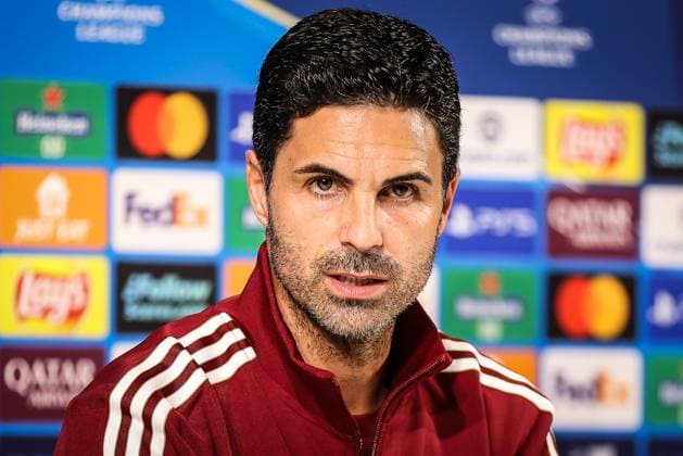 September 15, 2025, Bilbao, Spain, Spain: Mikel ARTETA of Arsenal during a Arsenal FC press conference, PK, Pressekonferenz at San Mames on September 15, 2025 in Bilbao, Spain. Marcos Calvo Bilbao Spain - ZUMAm308 20250915_zsp_m308_004 Copyright: xMatthieuxMirvillex