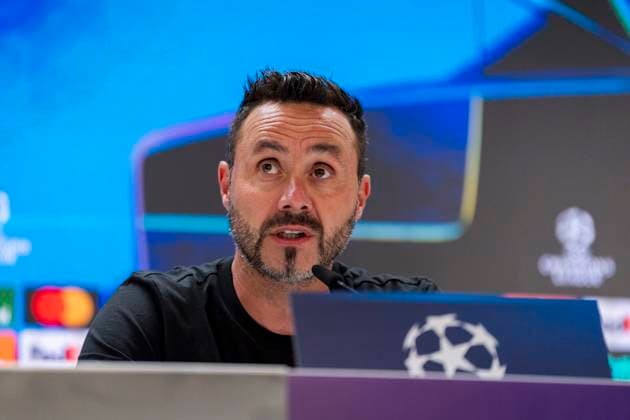 Football, CL, Olympique Marseille, Press conference