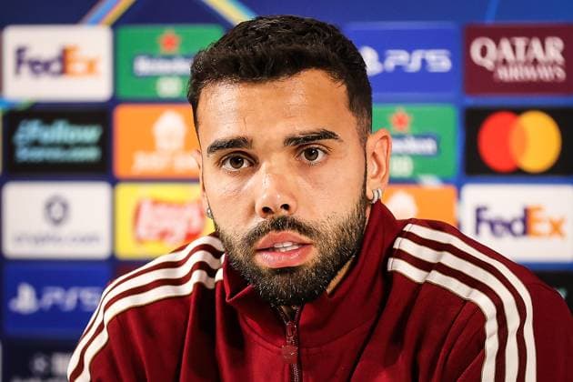 September 15, 2025, Bilbao, Spain, Spain: David RAYA of Arsenal during a Arsenal FC press conference, PK, Pressekonferenz at San Mames on September 15, 2025 in Bilbao, Spain. Marcos Calvo Bilbao Spain - ZUMAm308 20250915_zsp_m308_012 Copyright: xMatthieuxMirvillex