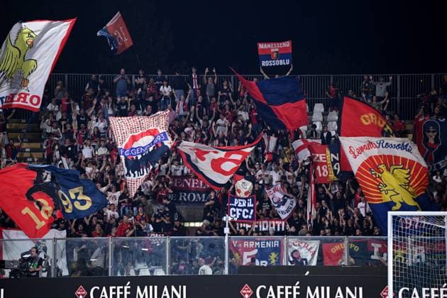 Cm Como 15 09 2025 - campionato di calcio serie A Como-Genoa foto Cristiano Mazzi Image nella foto: tifosi Genoa 