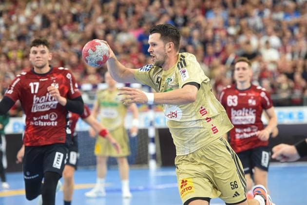 Handball I Men I Season 2025 2026 I Bundesliga I 4 Matchday I SG Flensburg Handewitt TSV Hannover Burgdorf I 15 09 2025 Hannes Feise 56, TSV Hannover Burgdorf Copyright: xLobeca JanxKirschnerx