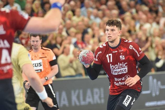 Handball I Men I Season 2025 2026 I Bundesliga I 4 Matchday I SG Flensburg Handewitt TSV Hannover Burgdorf I 15 09 2025 Marko Grgic 17, SG Flensburg Handewitt Copyright: xLobeca JanxKirschnerx