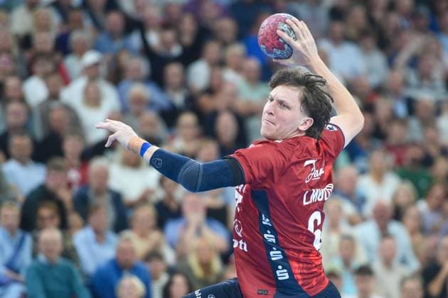 Handball I Men I Season 2025 2026 I Bundesliga I 4 Matchday I SG Flensburg Handewitt TSV Hannover Burgdorf I 15 09 2025 Lasse Möller 64, SG Flensburg Handewitt Copyright: xLobeca JanxKirschnerx
