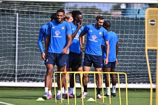 Football, CL, Atalanta Bergamo, Training