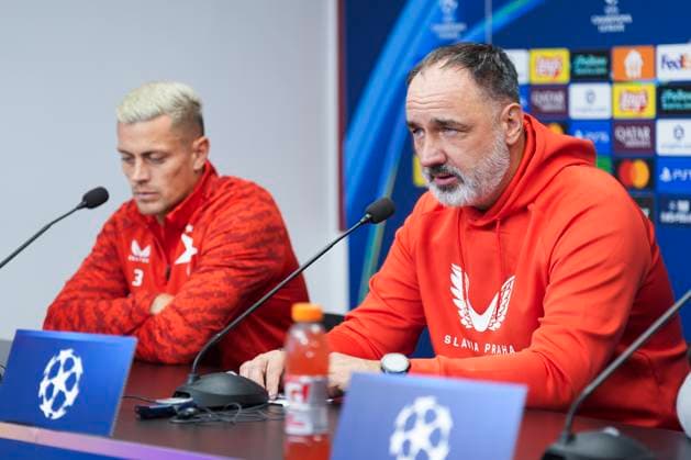 Football, CL, Slavia Prague, Press conference