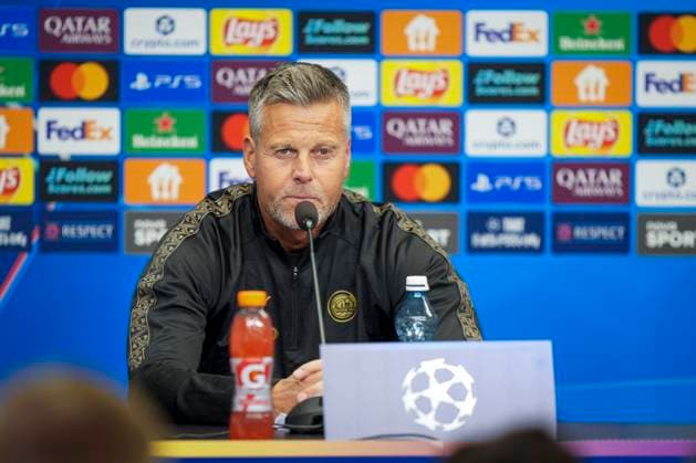 Champions League Slavia Prague Bodo Glimt Prague, Czech Republic 20250916 Bodo Glimt coach Kjetil Knutsen holds a press conference before the match against Slavia Prague in the Champions League Photo Terje Pedersen NTB Praha Czech Republic EDITORIAL USE ONLY RESTRICTED USE FOR BETTING COMPANIES  Copyright: xTerjexPedersenx xNTBx