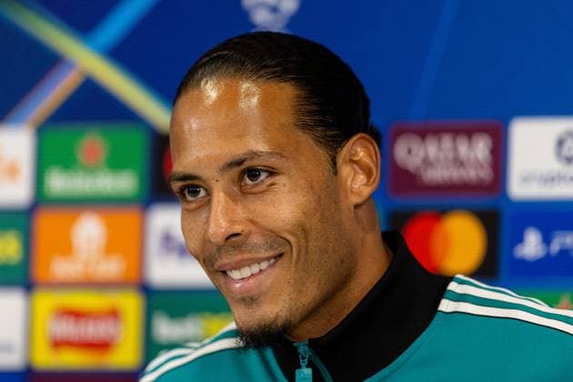 Football - UEFA Champions League - League Phase - Liverpool FC v Club AtlÃ tico de Madrid - MD-1 LIVERPOOL, ENGLAND - Tuesday, September 16, 2025: Liverpool s captain Virgil van Dijk during a press conference, PK, Pressekonferenz at Anfield ahead of the UEFA Champions League game between Liverpool FC and AtlÃ tico de Madrid. (Photo by Jessica Hornby Propaganda)  Copyright: xDavidxRawcliffex P2025-09-16-LFC-Training-Atletico-41