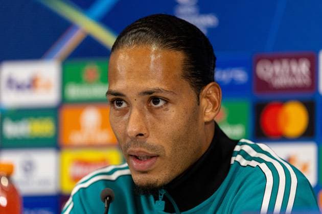 Football - UEFA Champions League - League Phase - Liverpool FC v Club AtlÃ tico de Madrid - MD-1 LIVERPOOL, ENGLAND - Tuesday, September 16, 2025: Liverpool s captain Virgil van Dijk during a press conference, PK, Pressekonferenz at Anfield ahead of the UEFA Champions League game between Liverpool FC and AtlÃ tico de Madrid. (Photo by Jessica Hornby Propaganda)  Copyright: xDavidxRawcliffex P2025-09-16-LFC-Training-Atletico-45