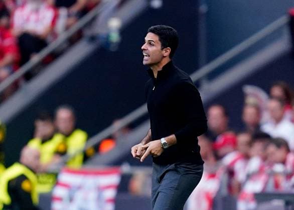 Arsenal manager Mikel Arteta Athletic Bilbao v Arsenal, UEFA Champions League, Group Stage, Football, Estadio de San Mames, Bilbao, Spain - 16 Sep 2025Bilbao Estadio de San Mames Spain EDITORIAL USE ONLY No use with unauthorised audio, video, data, fixture lists, club league logos or live services. Online in-match use limited to 120 images, no video emulation. No use in betting, games or single club league player publications. Copyright: xSergioxRuiz Shutterstockx 15481341ah