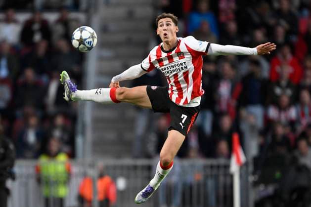 PSV Eindhoven v Royale Union Saint-Gilloise - UEFA Champions League EINDHOVEN, NETHERLANDS - SEPTEMBER 16 : Van Bommel Ruben forward of PSV Eindhoven during the UEFA Champions League 2025 26 League Phase MD1 match between PSV Eindhoven and Royale Union Saint-Gilloise on September 16, 2025 in Eindhoven, Netherlands, 16 09 2025 Eindhoven Netherlands  Copyright: xNicoxVereeckenx