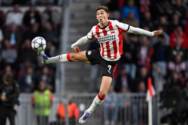 PSV Eindhoven v Royale Union Saint-Gilloise - UEFA Champions League EINDHOVEN, NETHERLANDS - SEPTEMBER 16 : Van Bommel Ruben forward of PSV Eindhoven during the UEFA Champions League 2025 26 League Phase MD1 match between PSV Eindhoven and Royale Union Saint-Gilloise on September 16, 2025 in Eindhoven, Netherlands, 16 09 2025 Eindhoven Netherlands  Copyright: xNicoxVereeckenx