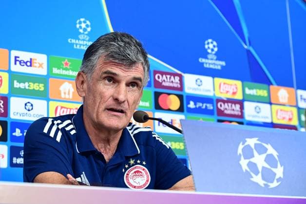 Football, CL, Olympiakos Piraeus, Press conference