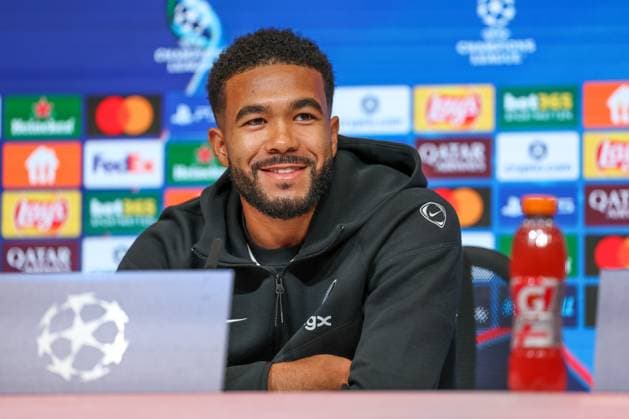 Reece James Chelsea FC, 24 at press conference, GER, International Press Conference, Chelsea FC, Football, UEFA Champions League, League Phase, Matchday 1, 2025 2026 season, 16 09 2025, GER, International Press Conference, Chelsea FC, Football, UEFA Champions League, League Phase, Matchday 1, 2025 2026 season, 16 09 2025 Munich Copyright: xEibner-Pressefoto JennixMaulx EP_JML